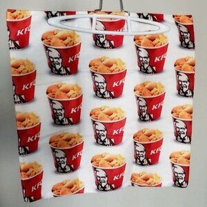 KFC Pillowcase Throw Pillow Cover Sham Square 17" x 16.5" with Zipper
